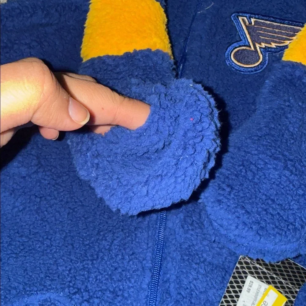“Blues”Blue and Yellow Kids One Piece 12 M NWT